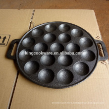 cast iron bakeware baking round pan cake mould pan 19 holes